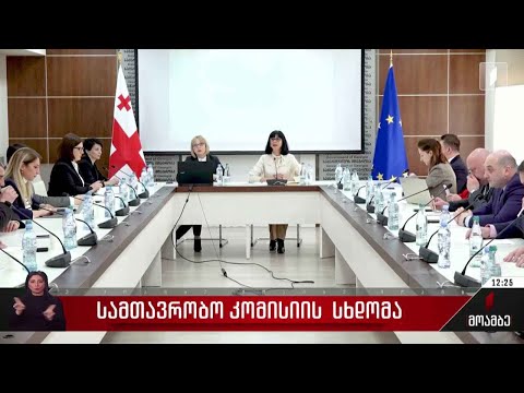 სამთავრობო კომისიის სხდომა